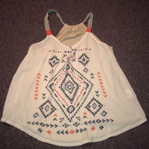 L Aztec tank top